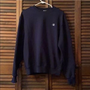 Navy Champion crewneck sweater